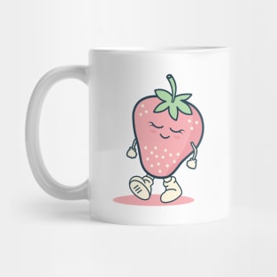 Cute Strawberry Character Kawaii Mug